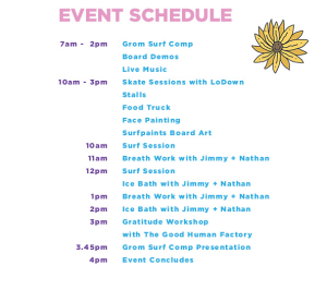 Shire Shred Event Schedule